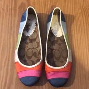 Authentic Coach ballet flats